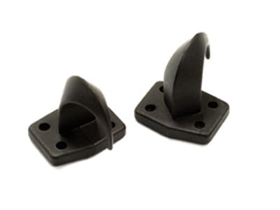 Amewi 1_10 Haken schwarz gross 2 Stck 1_10  bolt on hooks 2x black L - RC-Zubehoer