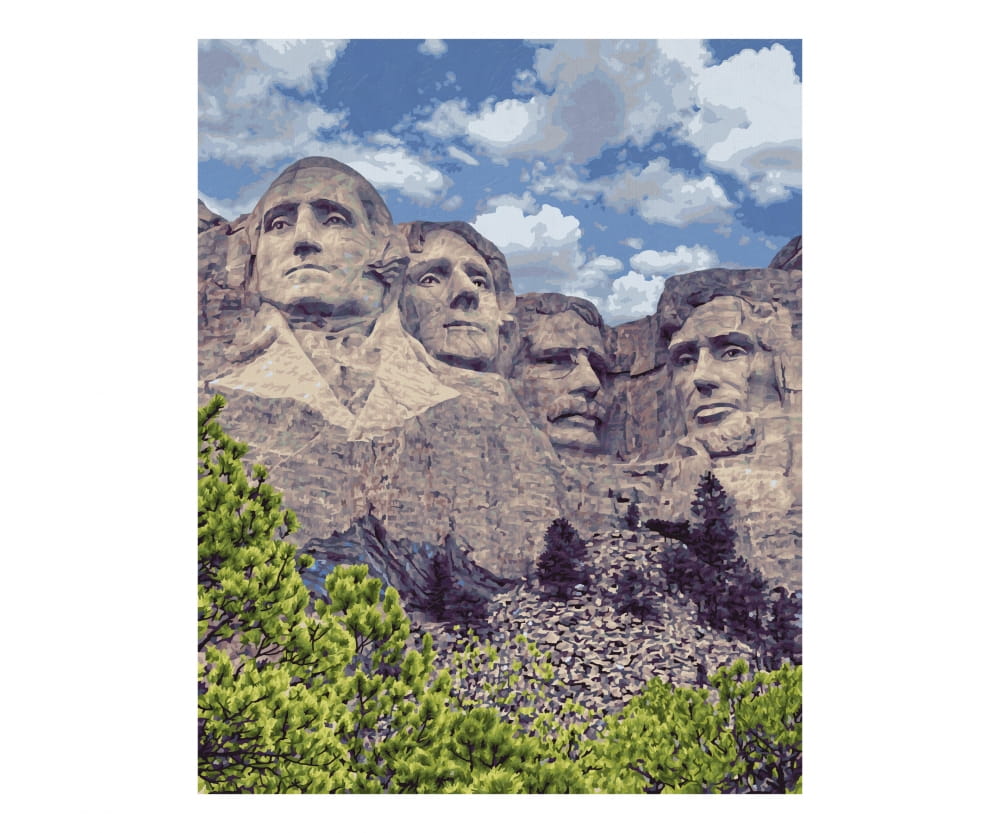 Schipper Malen nach Zahlen Mount Rushmore