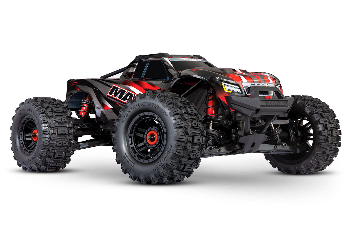 Traxxas 1:10 Wide MAXX RTR TSM SR VXL 4S Brushless Monstertruck Rot Traxxas 1:10 Wide MAXX RTR TSM SR VXL 4S Brushless Monstertruck Rot
