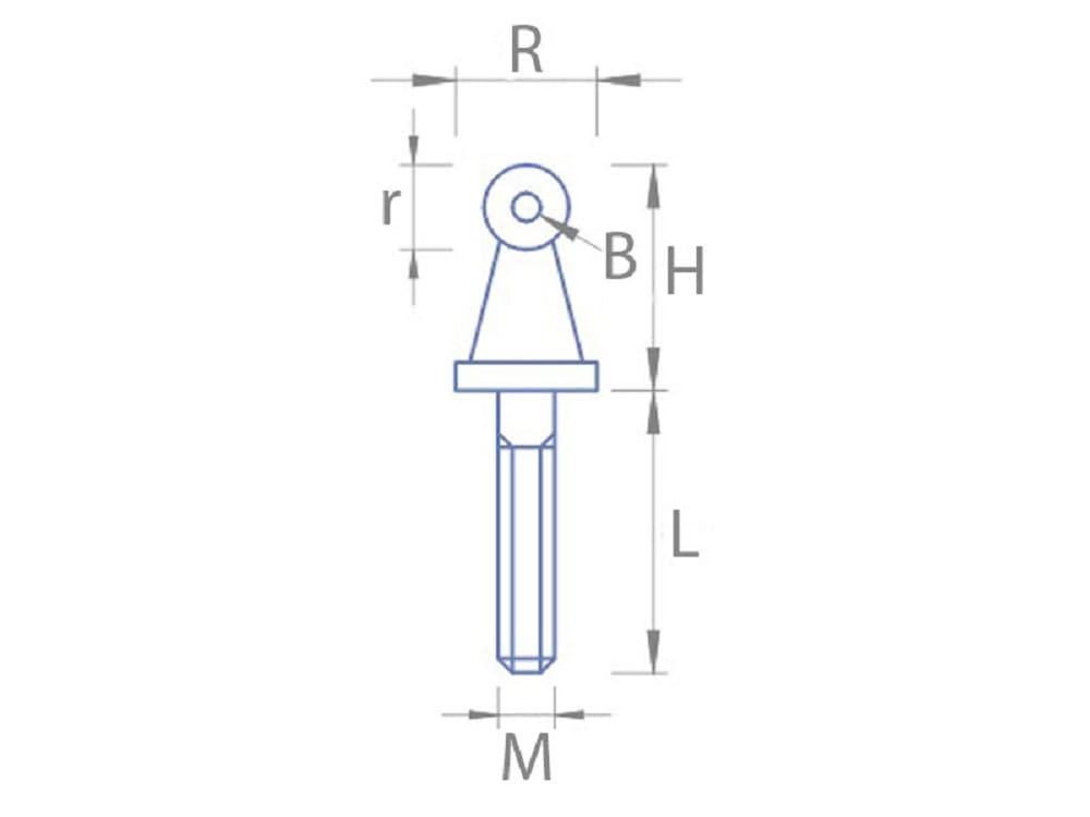 Krick Handlaufstuetze H 6x2 mm _10 Stk._ - RC-Zubehoer