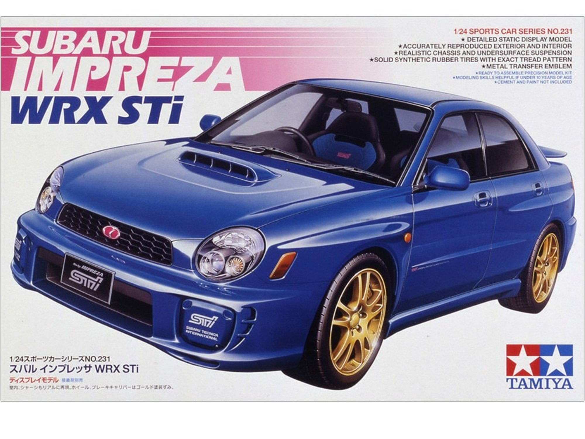 Tamiya Subaru Impreza WRX STi 1:24 Platik Modellbau Auto Bausatz