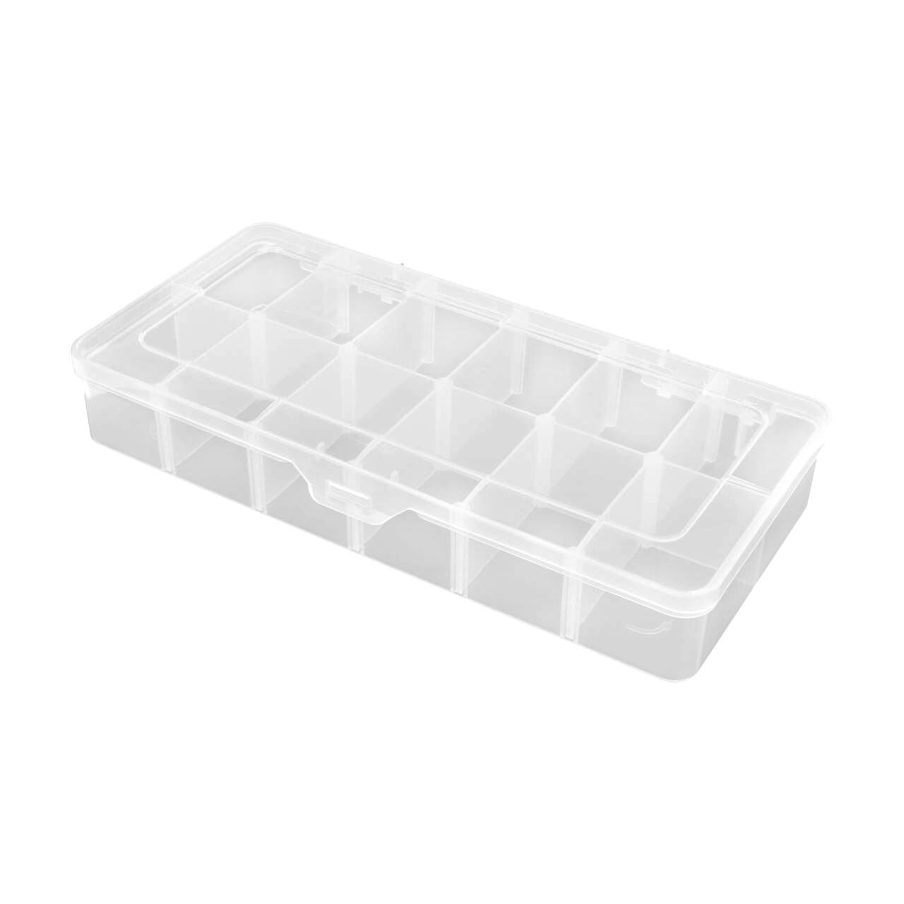 Robitronic Sortierkasten 12 Faecher variabel 260x125x43.5mm - RC-Zubehoer