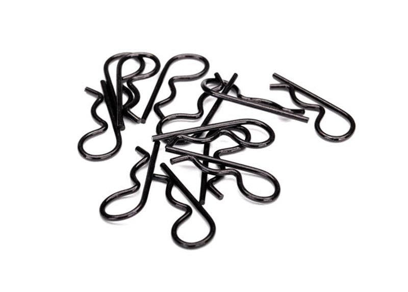 Traxxas Karosserie Clips Heavy Duty schwarz _12_ - RC-Zubehoer