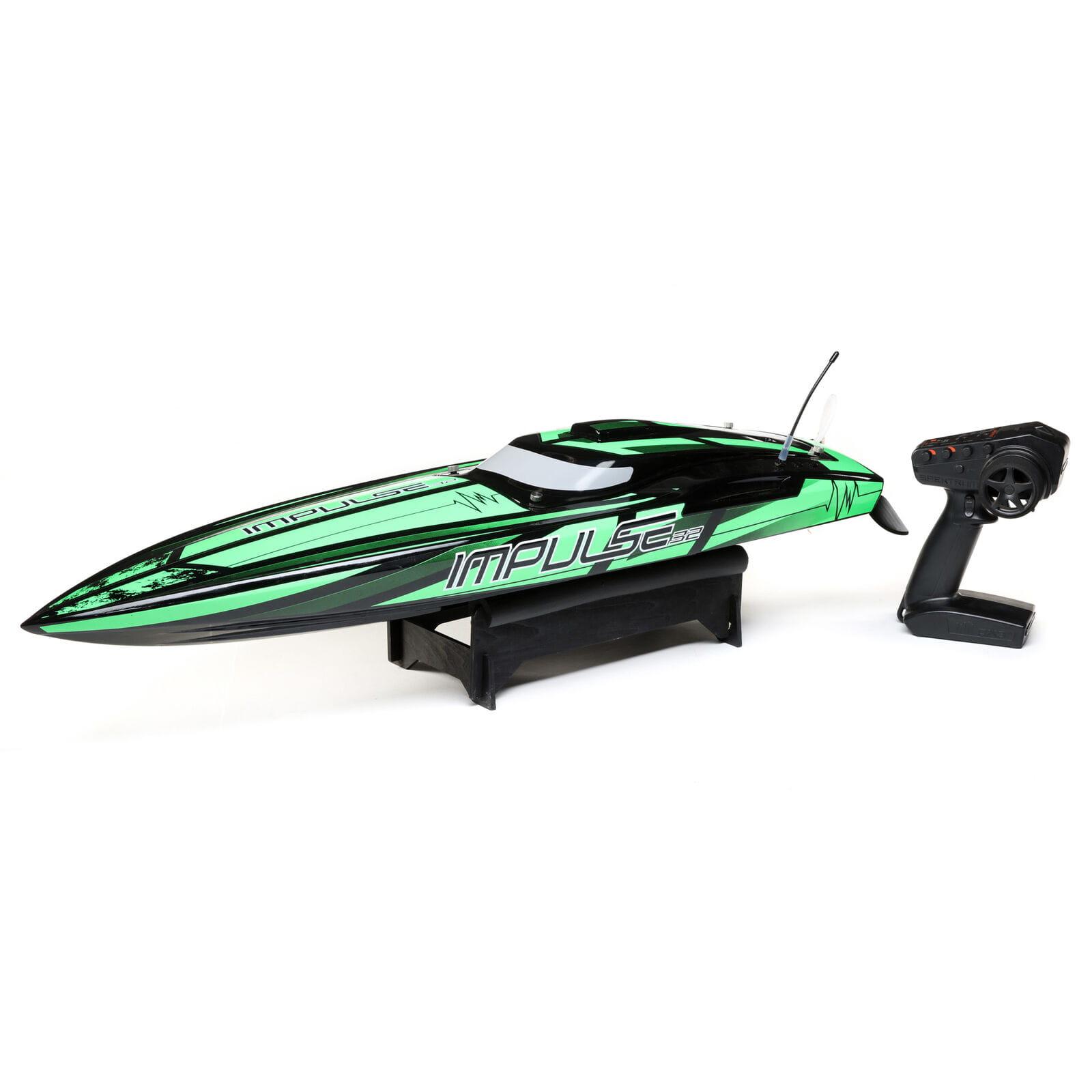 Pro Boat Impulse 32 Brushless RC-Boot gruen mit Smart Pro Boat Impulse 32 RC Brushless Boot Smart RTR gruen