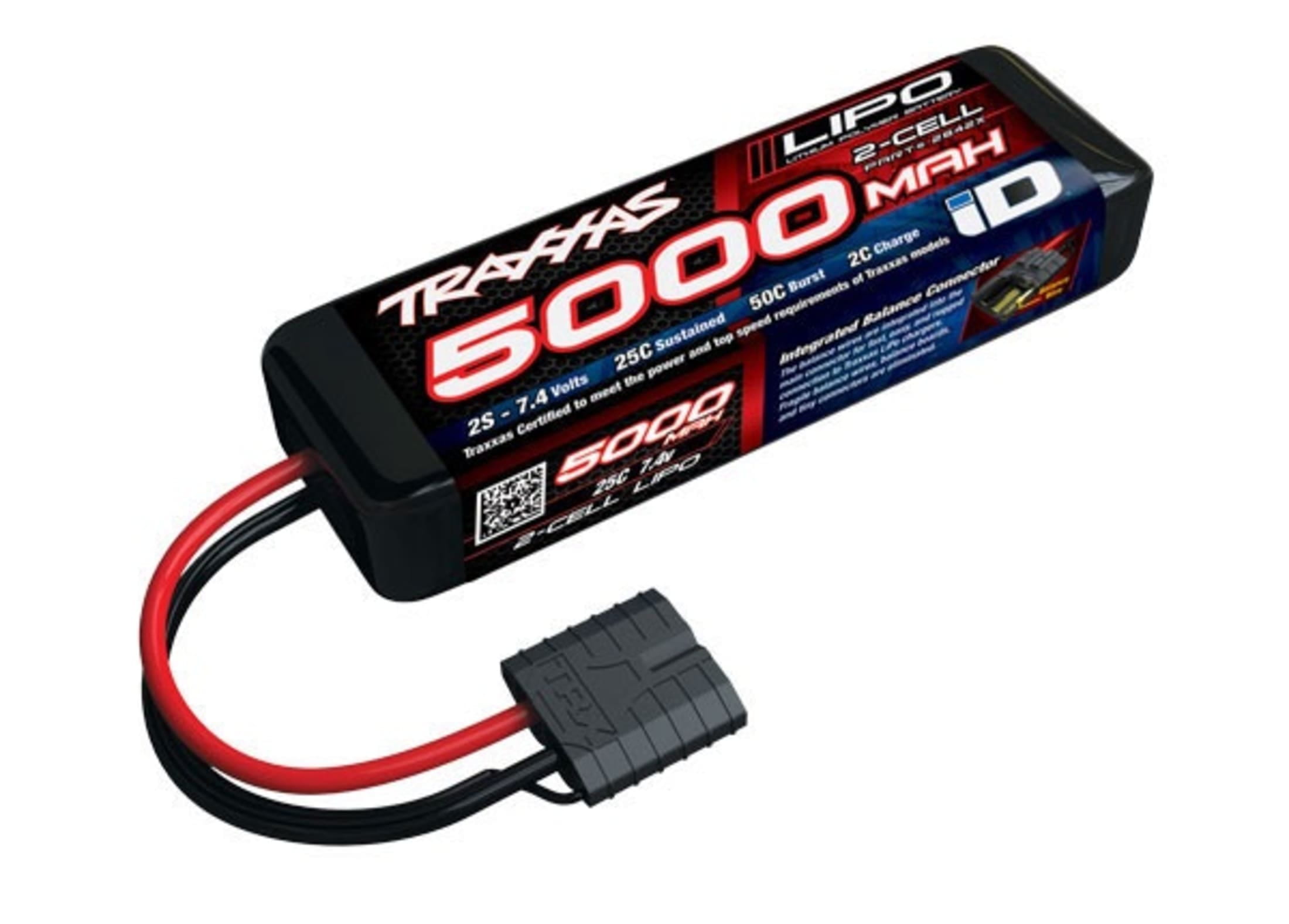 Traxxas LiPo Akku 5000mAh 7.4V 2S 25C fuer RC Modelle traxxas-lipo-akku-5000mah-7-4v-2s-25c