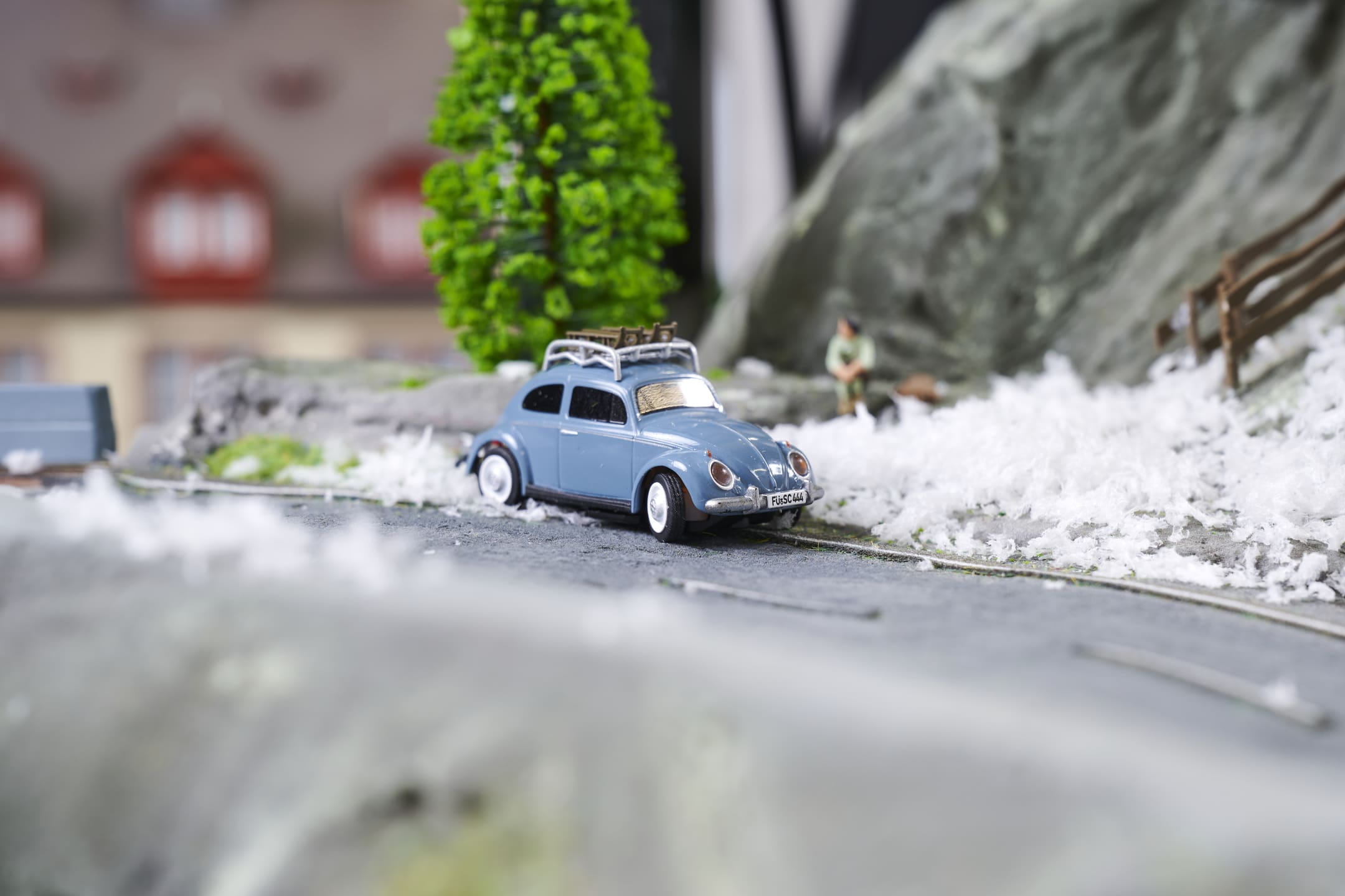 Carson VW Kaefer RC Modell 1 87 mit LED Licht und Fernsteuerung