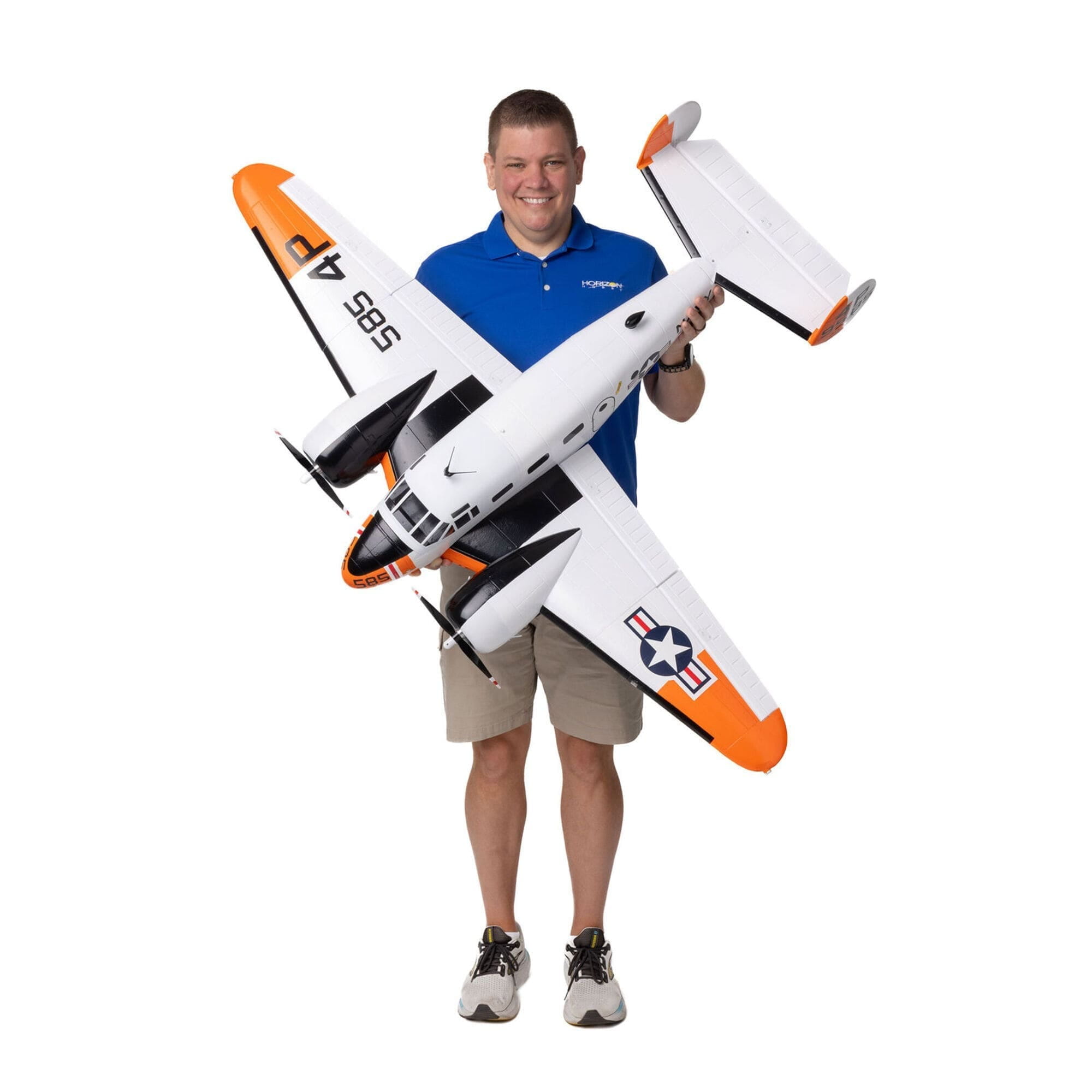 E-flite Beechcraft D18 RC-45J 1.5m PNP Twin RC Flugzeug