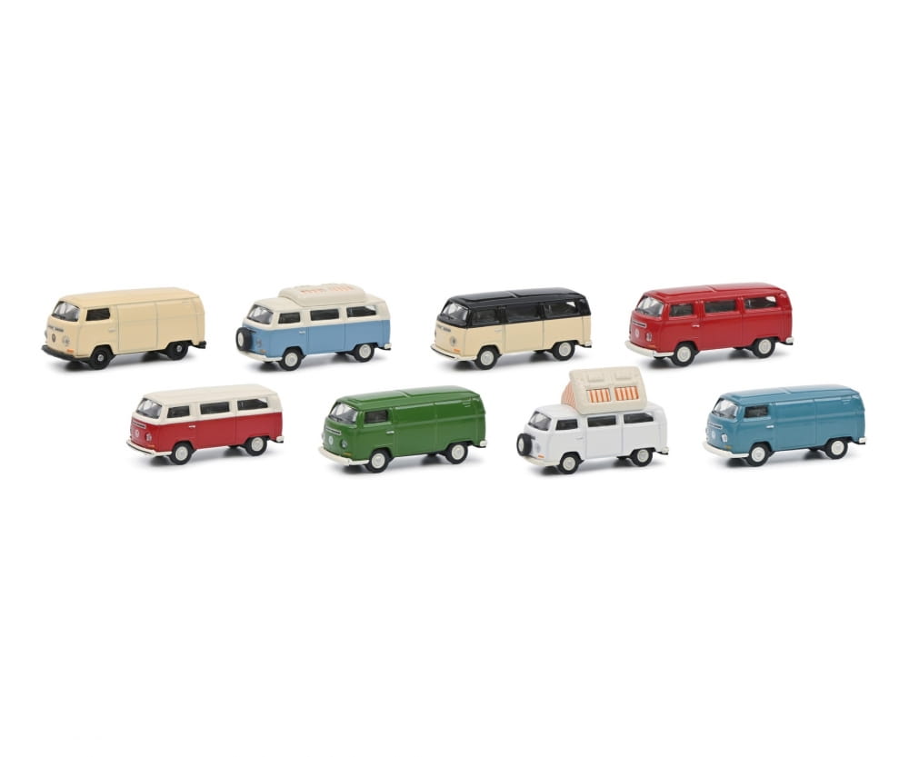 Schuco VW T2 Ladegut Set 1:87
