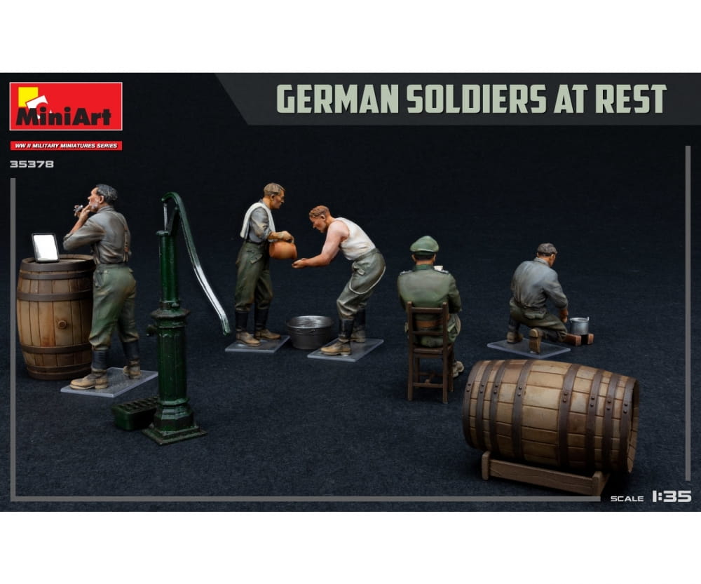 miniart 1 35 fig dt soldaten in ruhe 5 s Plastikmodellbau von Miniart 1-35 fig dt soldaten in ruhe 5 s