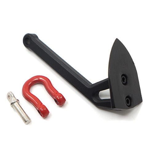 Thicon 1_10 Ankerhaken fuer Seilwinde Metall schwarz mit Schaekel - RC-Zubehoer
