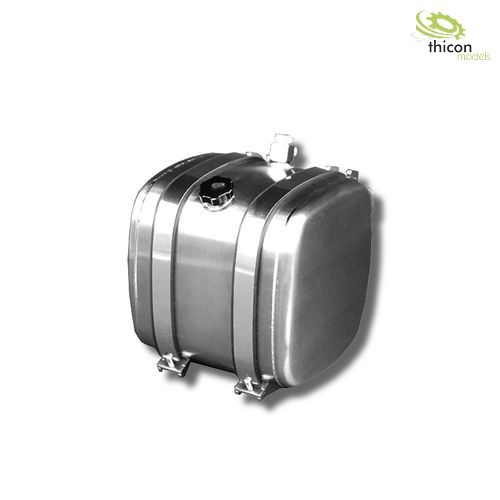 Lesu 1:14 Kraftstoff/Hydrauliktank 52,5mm mit Tankhalter Alu