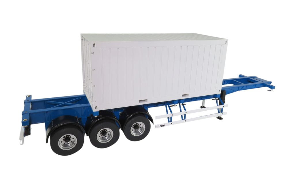 Lesu 1_14 Auflieger 3-Achs fuer Wechselcontainer aus Alu - RC-Zubehoer