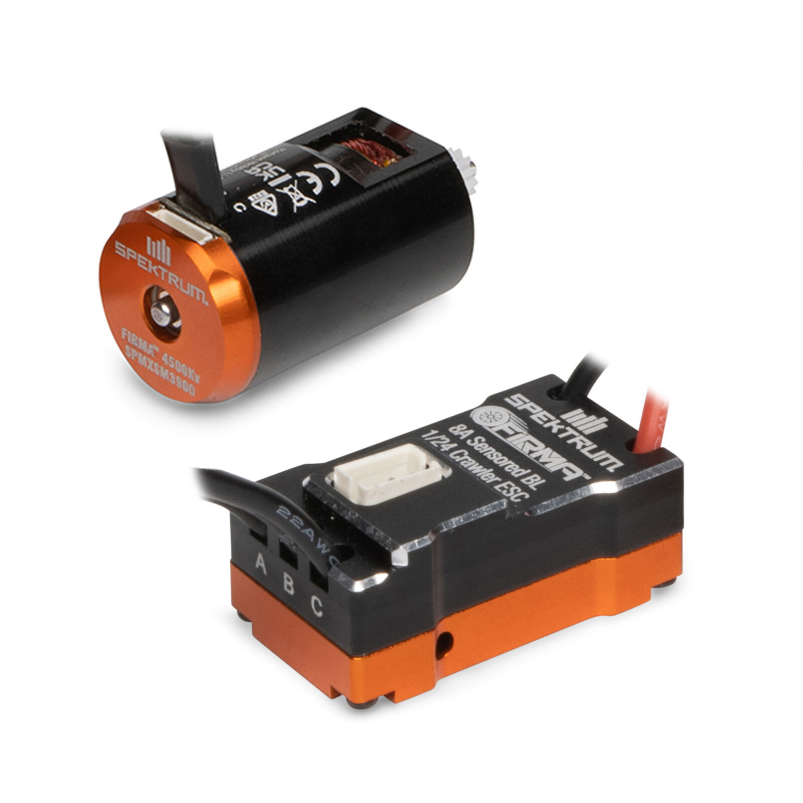 Spektrum FIRMA 1_24 ESC_BL Motor Conversion Combo_ SCX24 - RC-Zubehoer