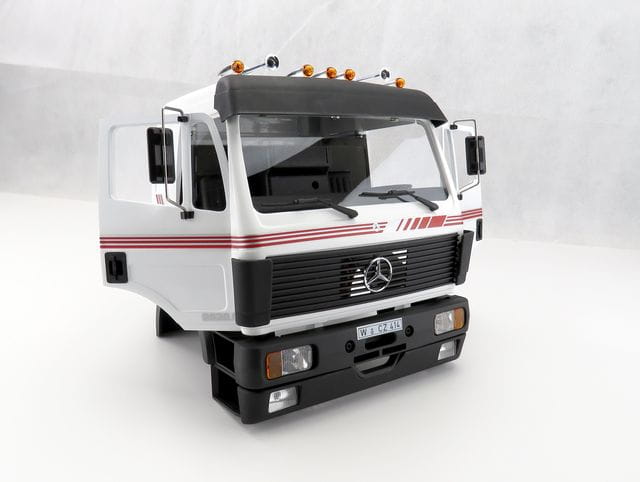 Wedico Dekor Mercedes rot-silber - RC-Zubehoer