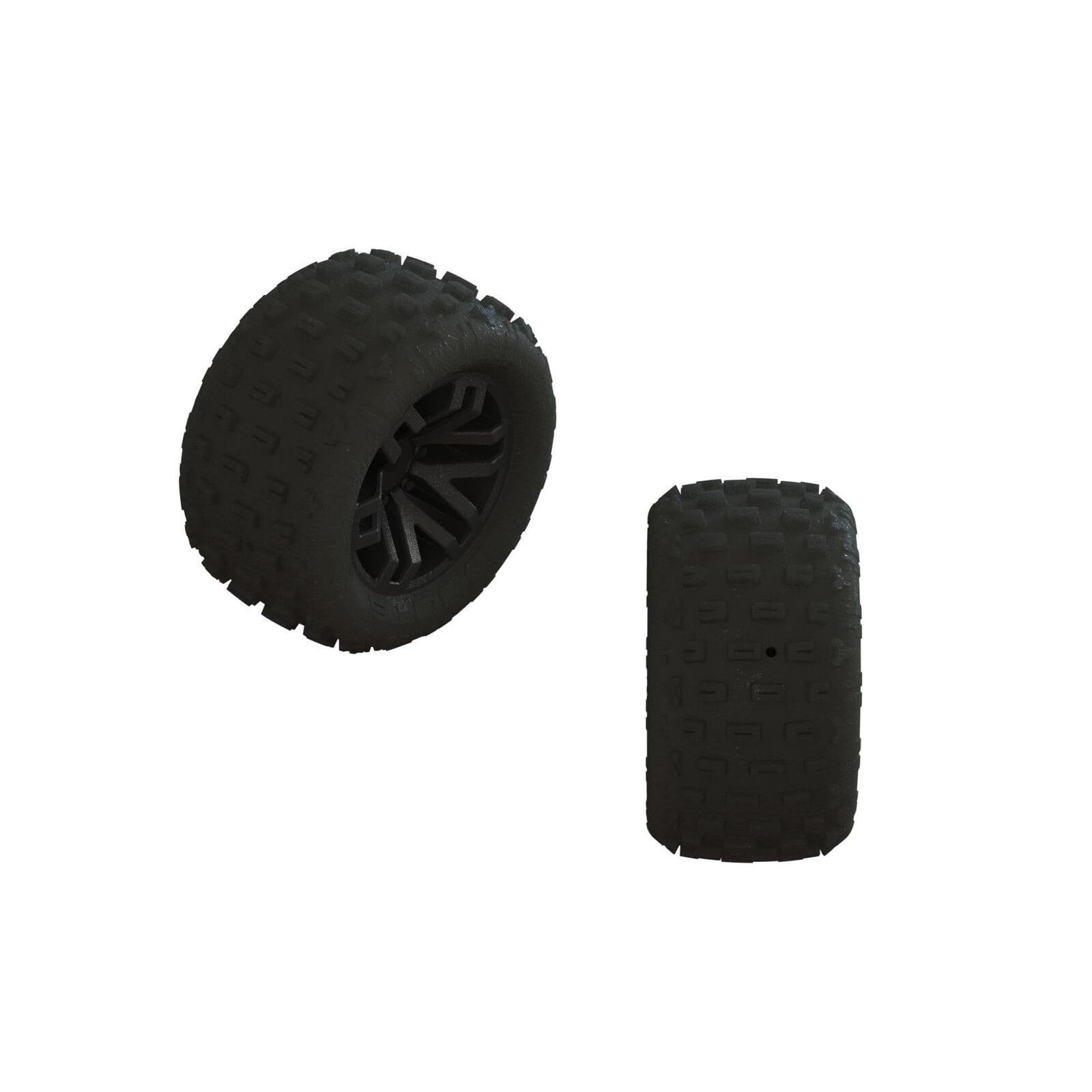 Arrma dBoots 'FORTRESS' Reifen Set Glued (Black) (2 Pairs)