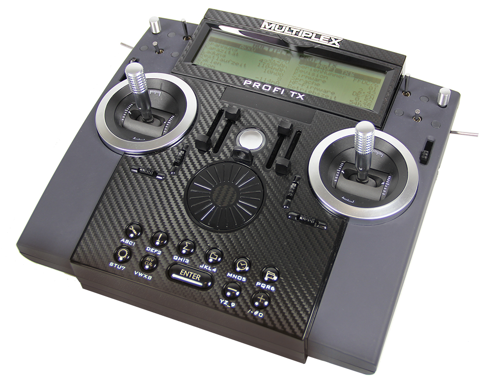 Multiplex Dekorbogen PROFI TX carbon schwarz - RC-Zubehoer