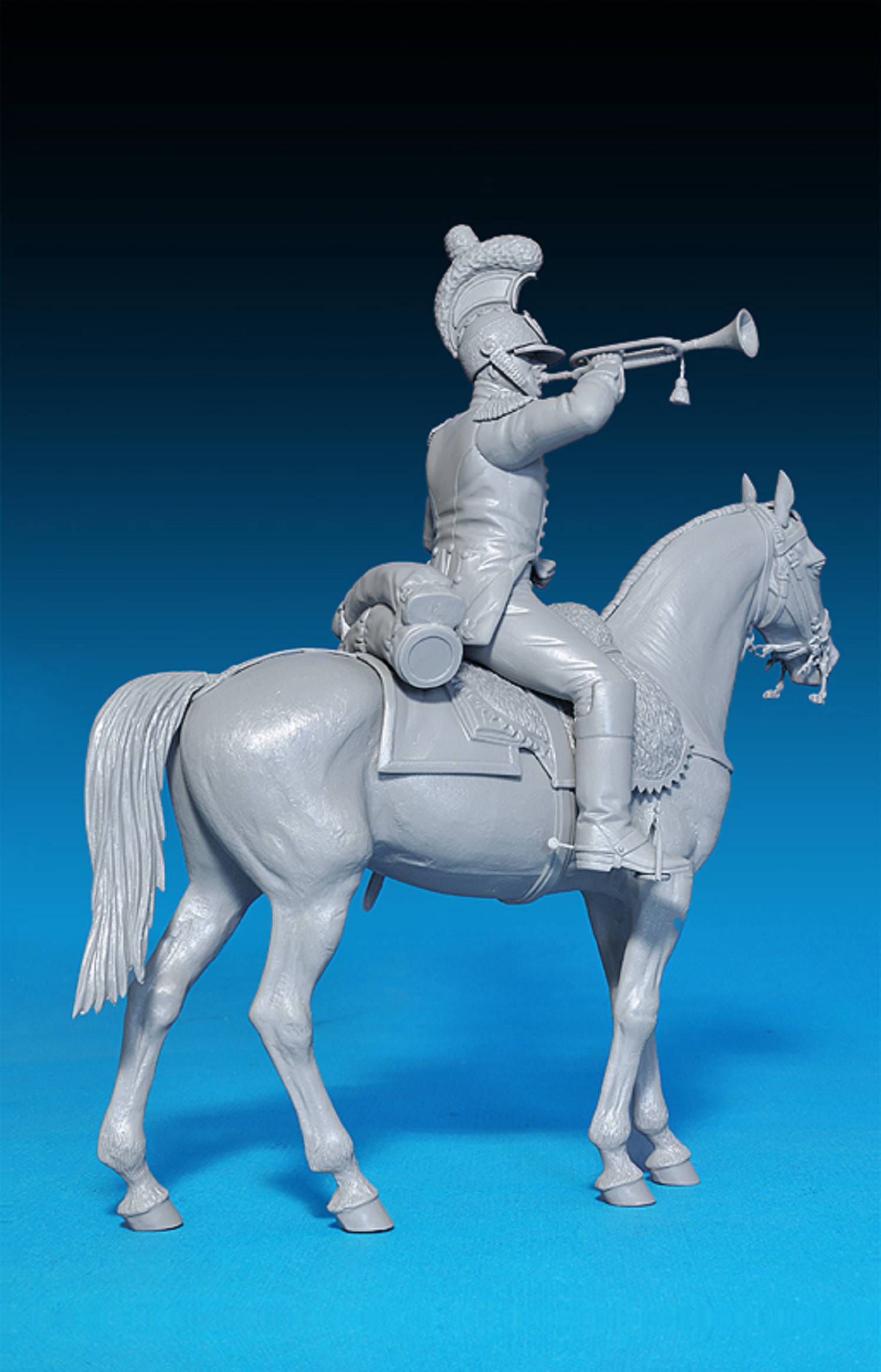 MiniArt 1:16 Figuren Kür. Trompeter 2.We. Reg. 1809 Plastik Modellbau