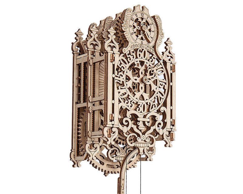 Krick Königliche Uhr 3D-tec Holz Bausatz 126 Teile