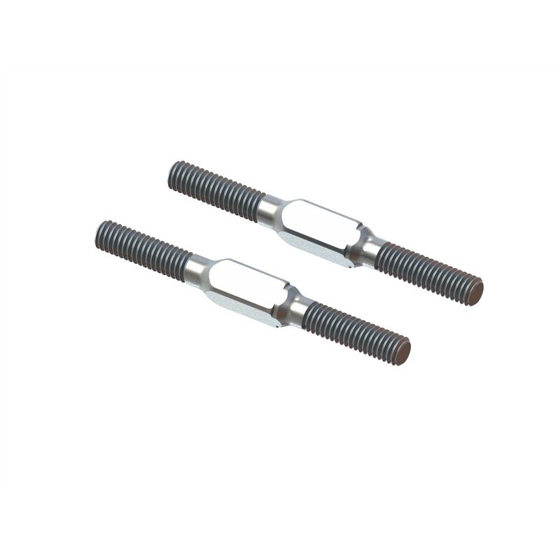 Arrma Steel Turnbuckle M4x45mm Silver (2)