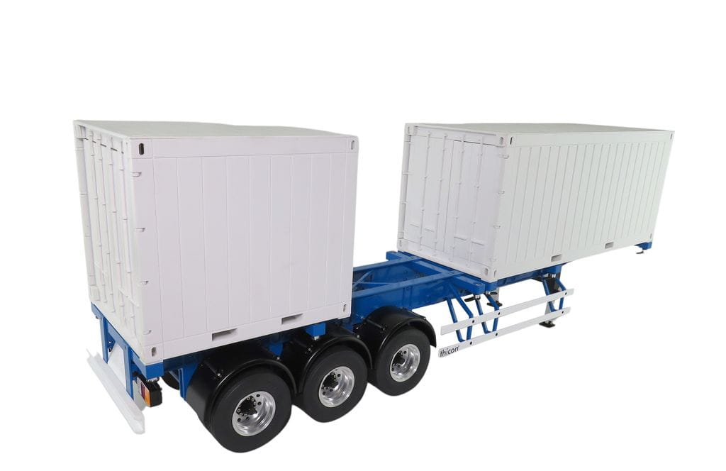 Lesu 1_14 Auflieger 3-Achs fuer Wechselcontainer aus Alu - RC-Zubehoer