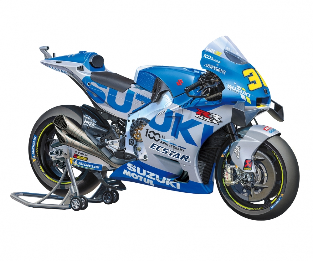 Tamiya Team Suzuki ECSTAR GSX-RR 2020 Motorrad 1_12 Plastik Modellbau Bausatz - RC-Zubehoer