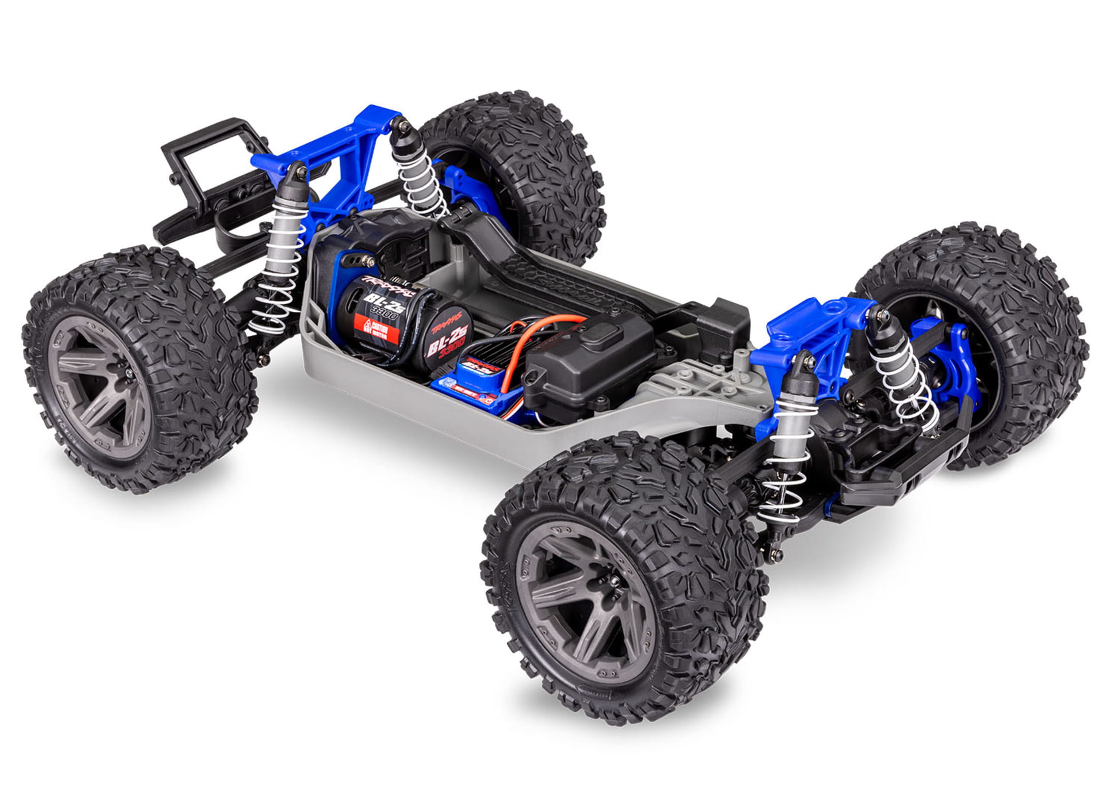 traxxas rustler blau rtr brushless