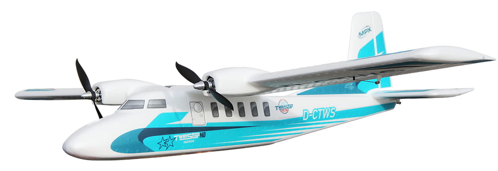 Multiplex TwinStar ND Flugmodellbausatz mit 1420 mm Spannweite