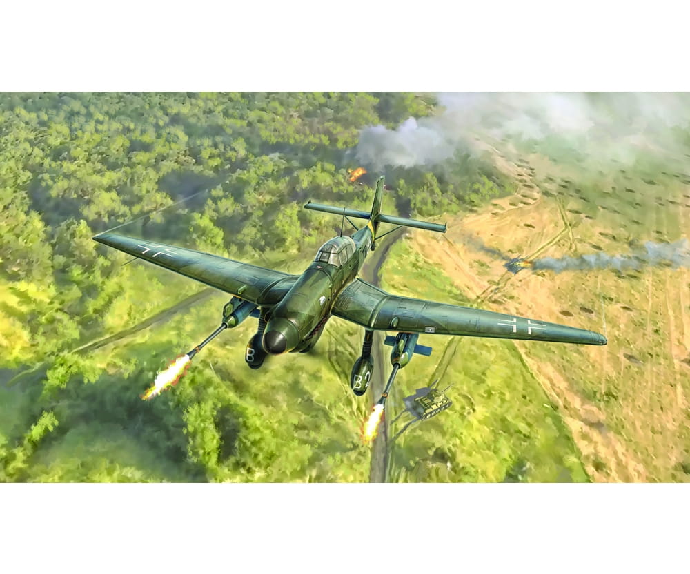 Italeri 1:48 Junker Ju-87G-1 Stuka Ka Plastik Modellbausatz