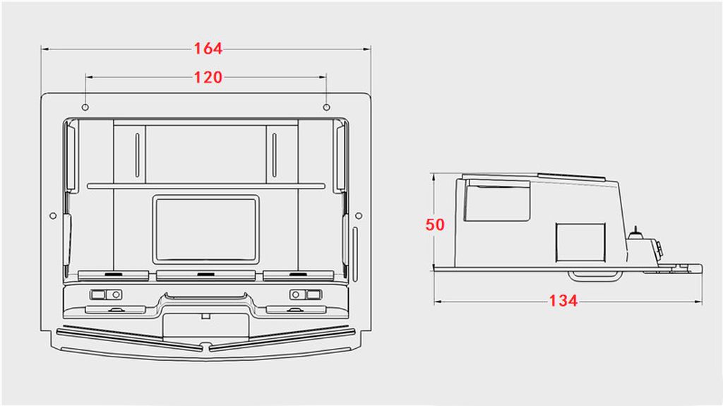 JXModel 1:14 Dach-Innenverkleidung mit LED zu MAN F2000 Hochdach