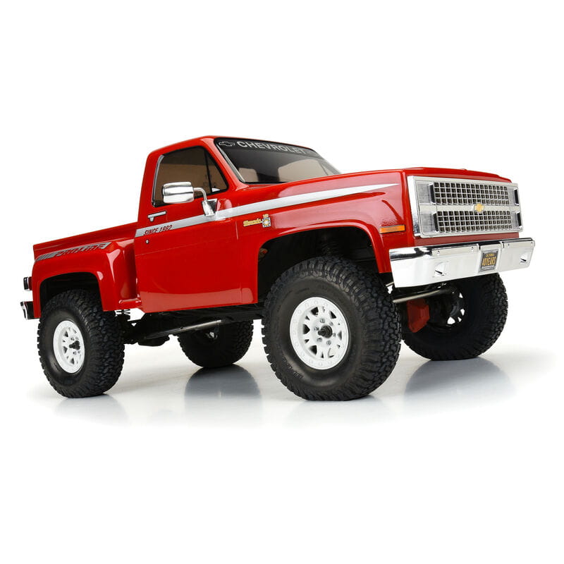 Proline 1982 Chevy K-10 Klar Karosserie Set with Scale Molded Accesories - RC-Zubehoer