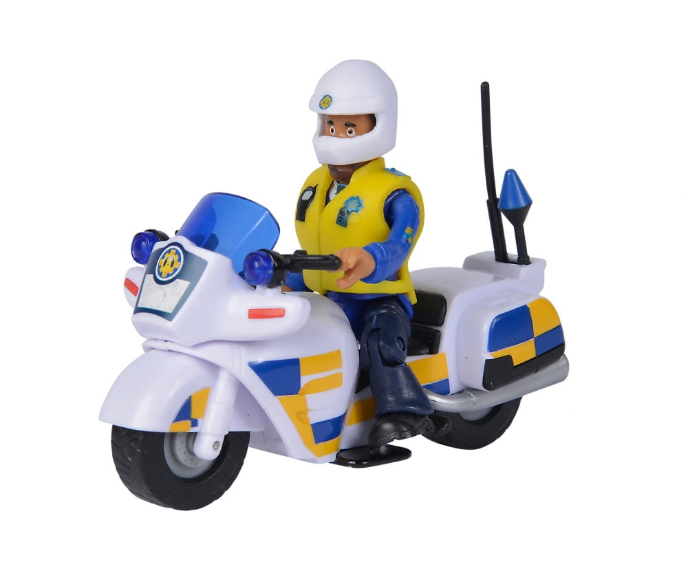 Simba Sam Polizei Motorrad mit Figur