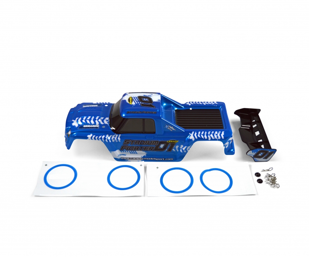 Carson Karosserie Set Stadium Fighter blau - RC-Zubehoer