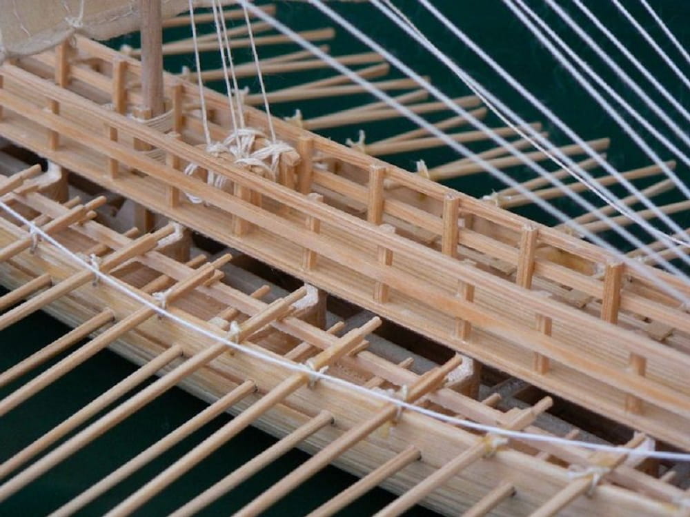 Griechische Bireme 1_72 Modellbausatz aus Holz mit Laser-Cut-Teilen