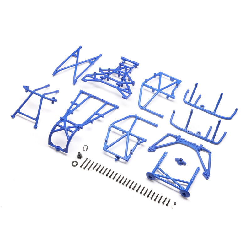 Losi Cage Set Complete Blau_ LMT 2.0 - RC-Zubehoer