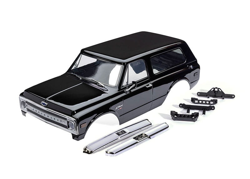 Traxxas Karosserie Chevrolet 1969 Blazer komplett schwarz - RC-Zubehoer