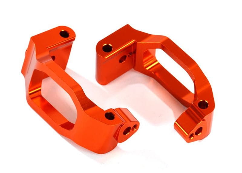 Traxxas Caster-Blocks (C-Hubs) l/r Alu orange