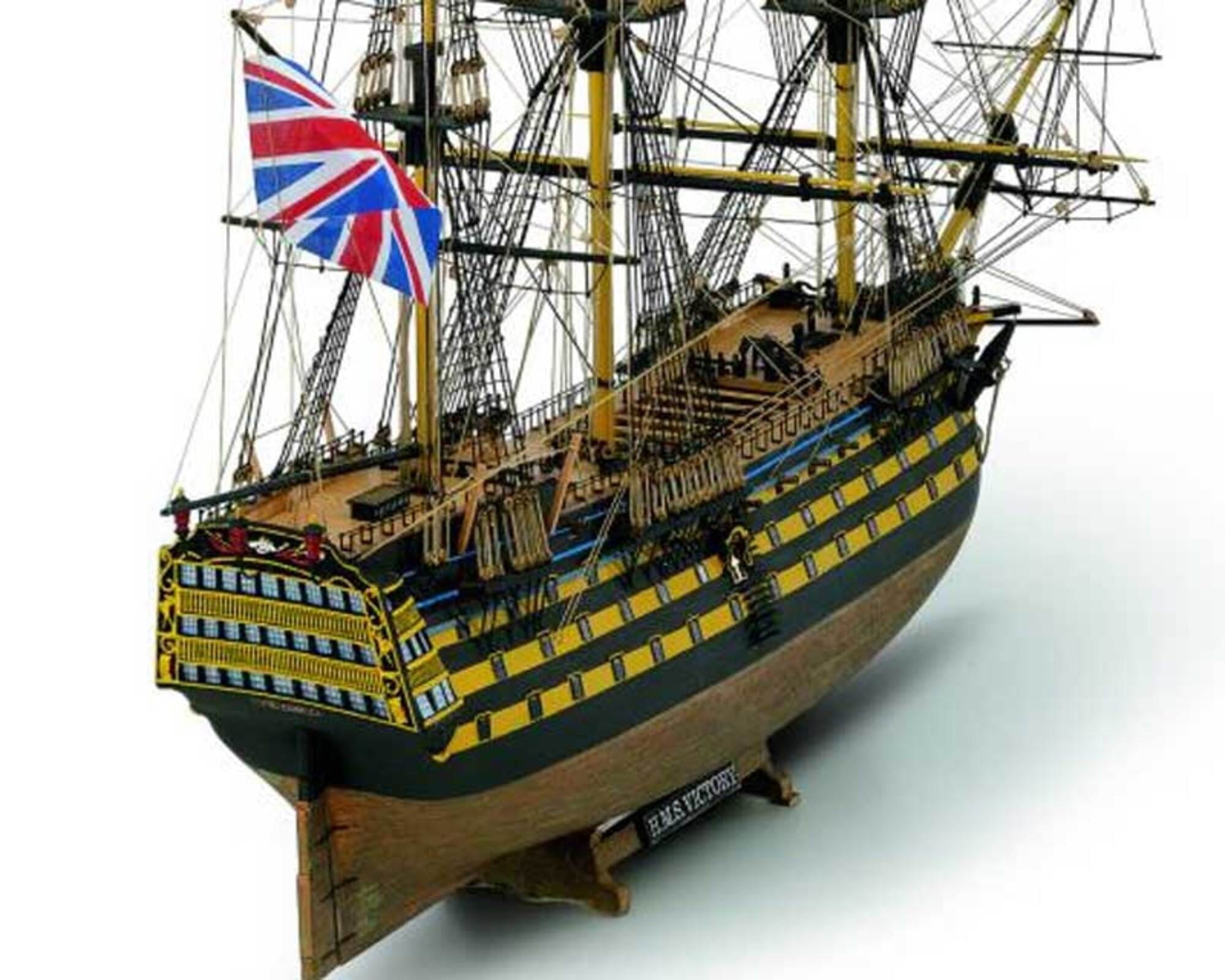 HMS Victory Bausatz 1_150 von Mamoli - Modell des Flaggschiffs von Lord Nelson