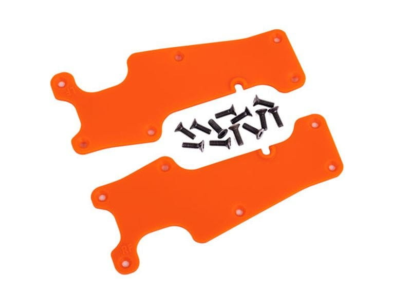Traxxas Querlenker-Abdeckung orange vorn l_r _ Schrauben - RC-Zubehoer