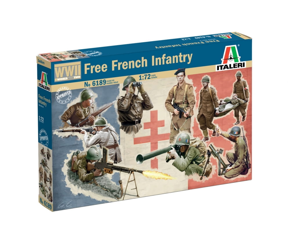 Italeri 1:72 French Infantry (WW II)