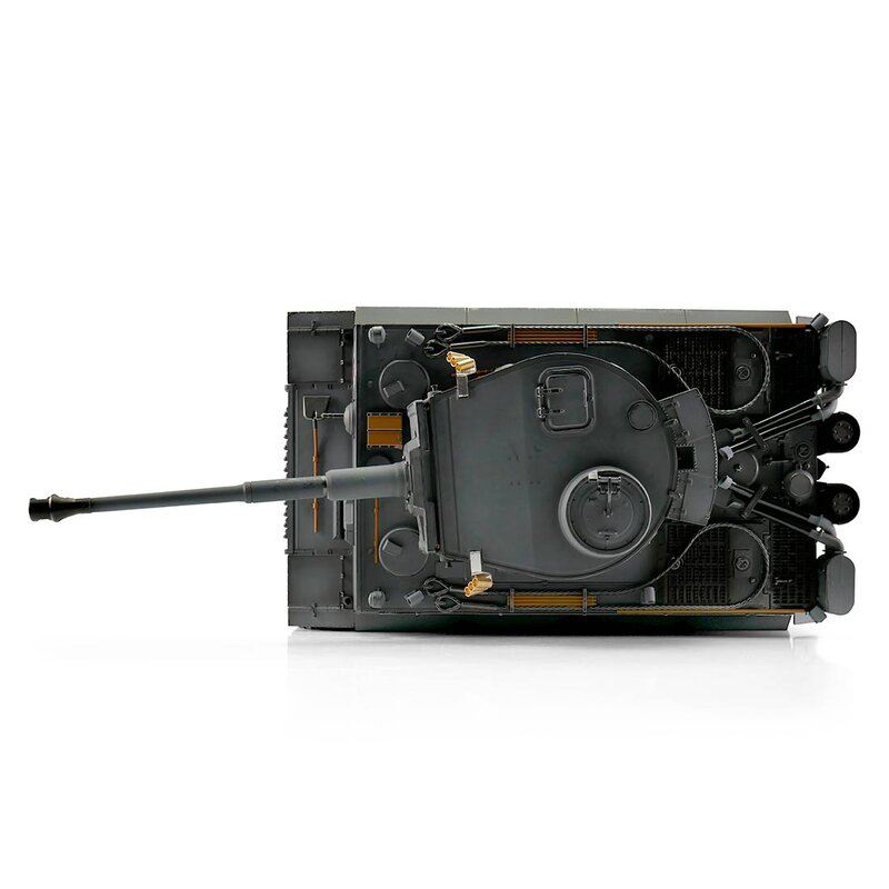 Torro Tiger 1 Fruehe Ausf. RC Panzer 1_16 Pro BB Kanonen-Rauch Holzkiste