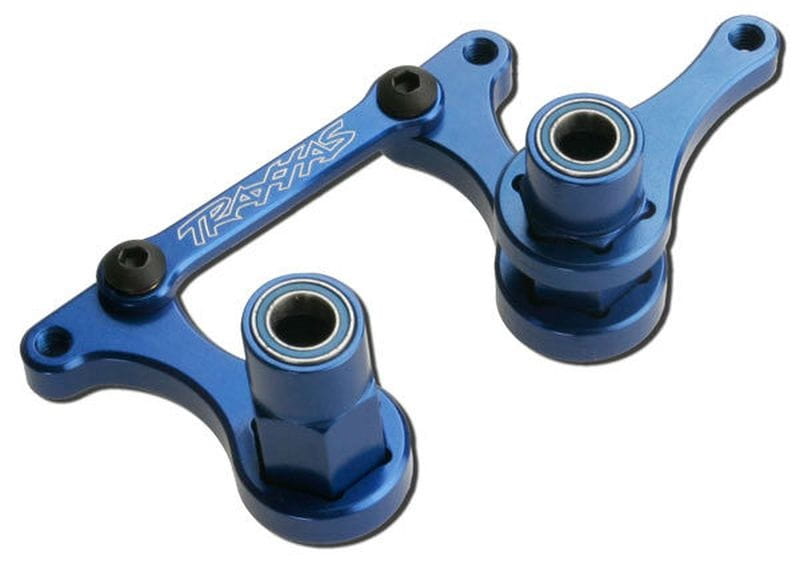 Traxxas Lenkungsteile Alu blau - RC-Zubehoer