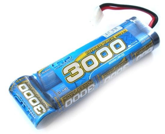 LRP Akku Power 8,4V 3000mAh NiMH 7 Zellen Stick. LRP Akku Power 8,4V 3000mAh NiMH 7 Zellen Stick.