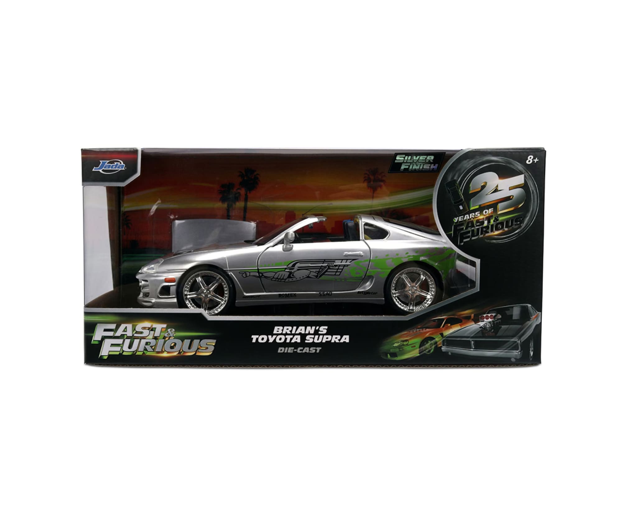 Jada Toys Fast _ Furious Brian's Toyota Supra 1995 1_24 Silber