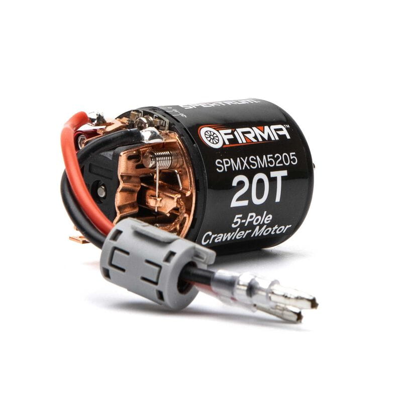 Spektrum Firma 20T Rebuildable 5 Pole Brushed Crawler Motor