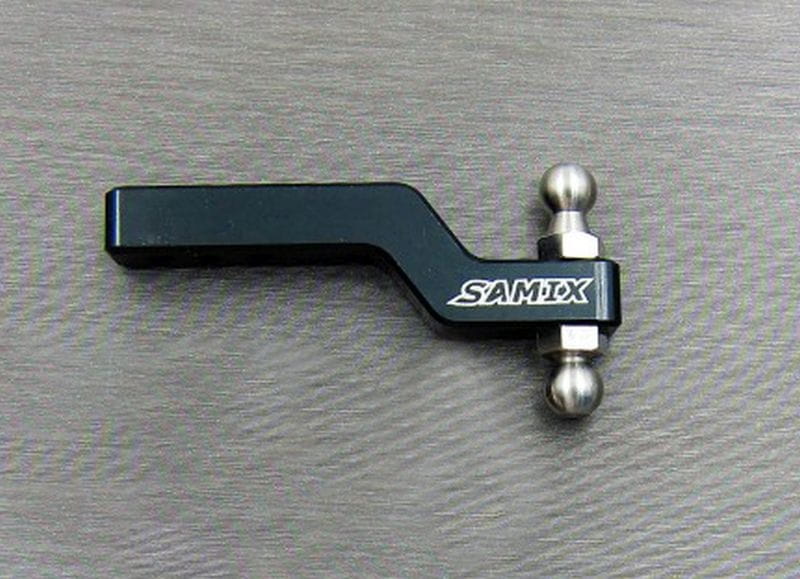 SAMIX Alu Anhängerkupplung schwarz für Traxxas TRX4 & 6