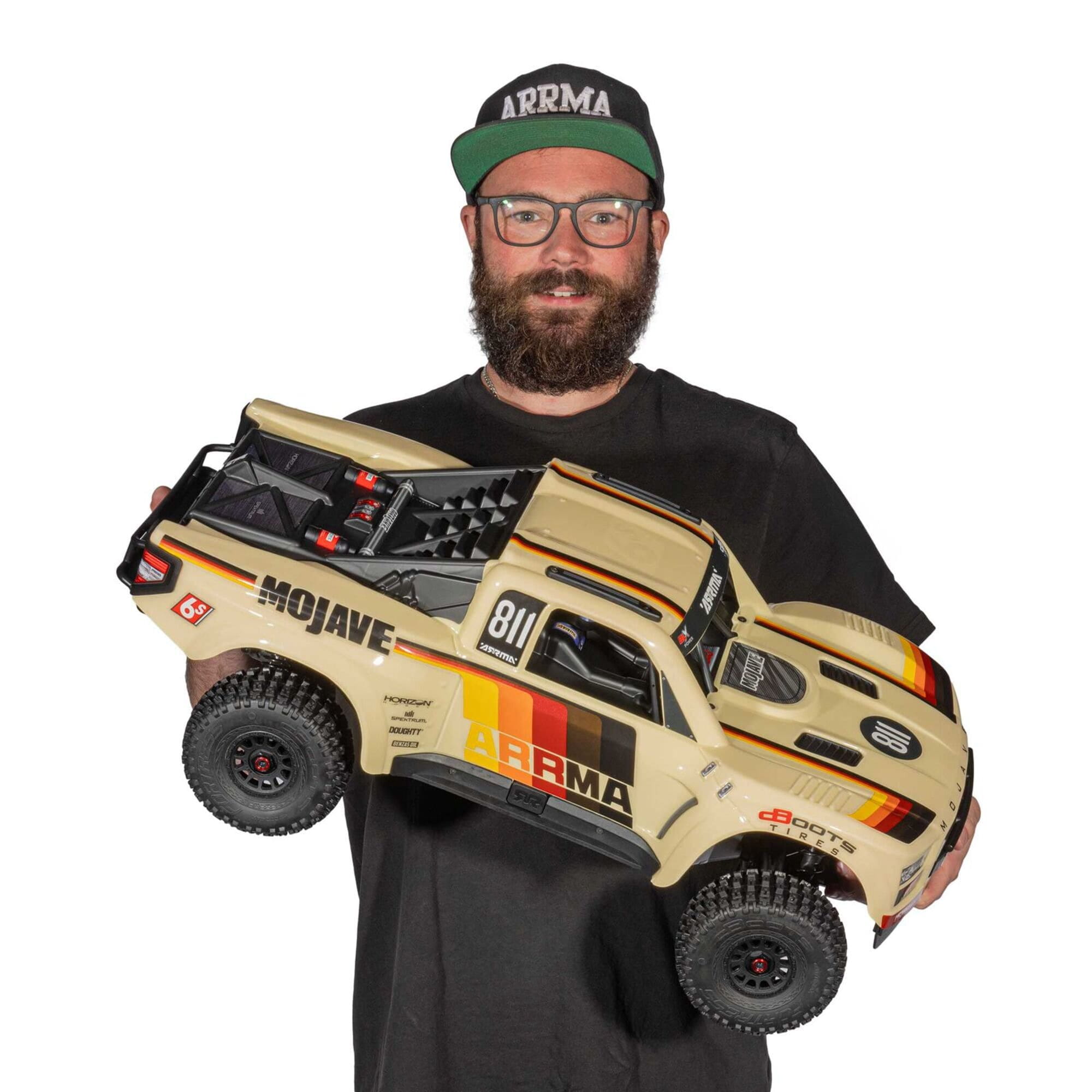 ARRMA MOJAVE 6S 4X4 RTR 1_7 Brushless Desert Truck Weiss