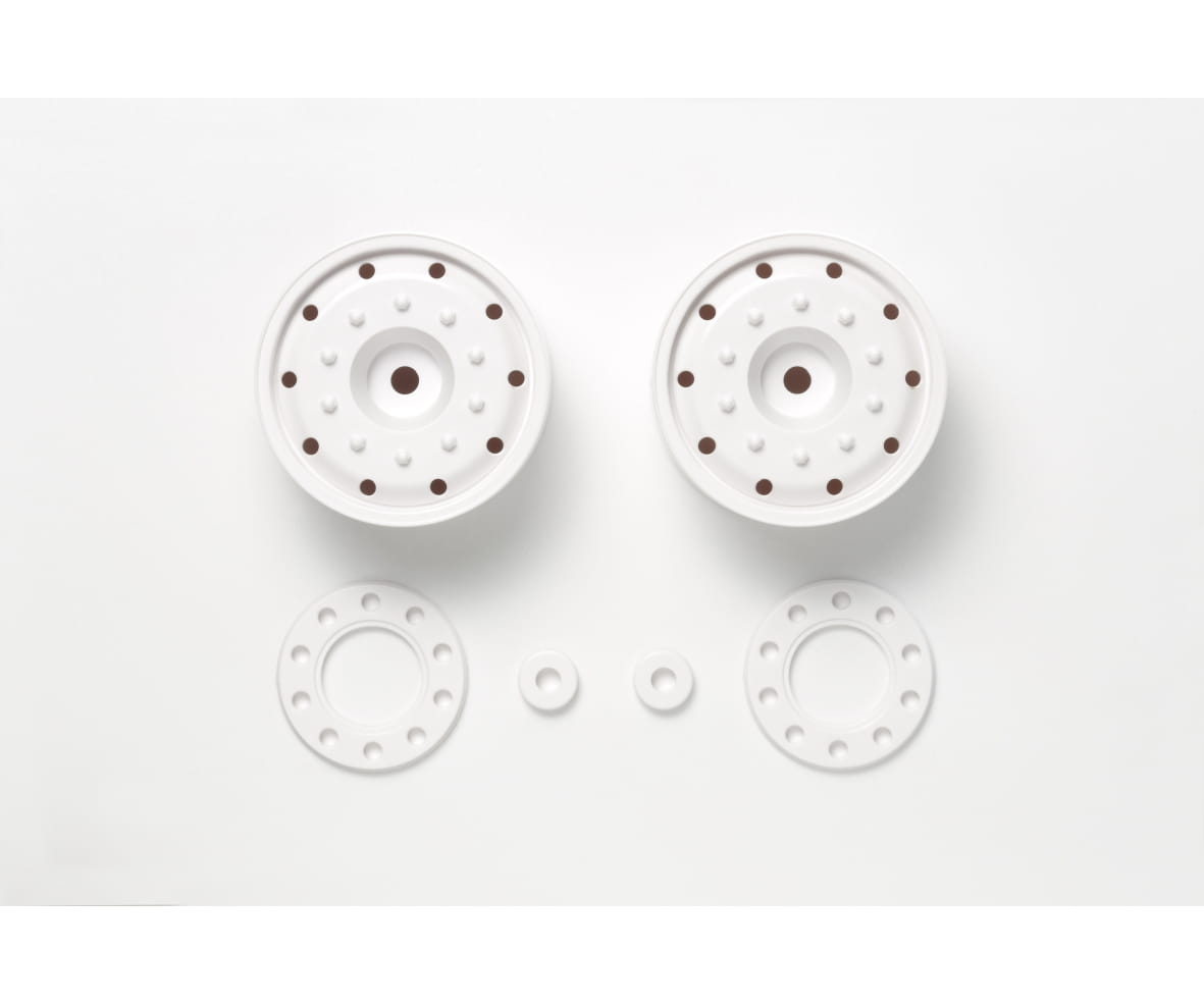 Tamiya 1_14 Breitfelge vorn 30mm _2_ weiss 12mm - RC-Zubehoer