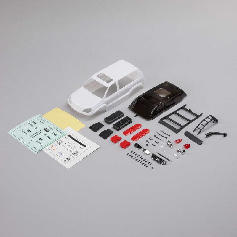 Axial Karosserie Weiss_ SCX24 Lexus GX 470 - RC-Zubehoer