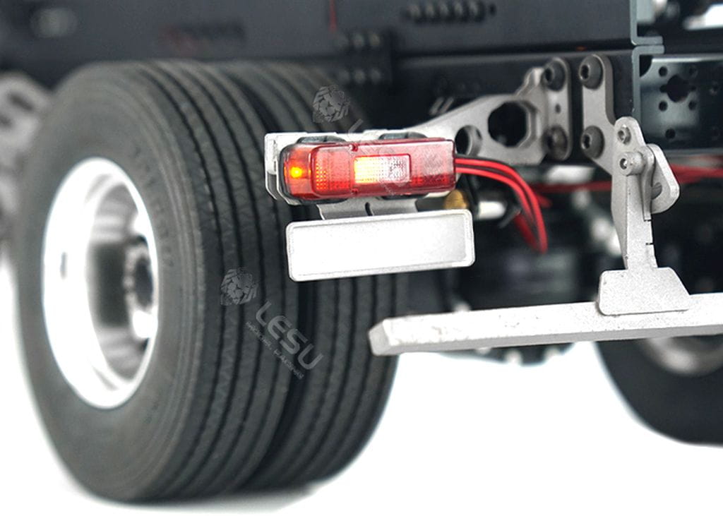 Lesu 1_14 Rueckleuchten fuer VOLVO mit LED und Halter v1 - RC-Zubehoer
