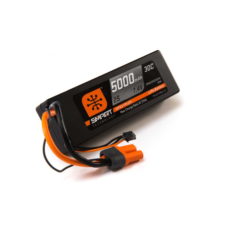 Spektrum Lipo Akku 5000mah 2S 7.4V Smart 30C Hardcase IC5 - RC-Zubehoer